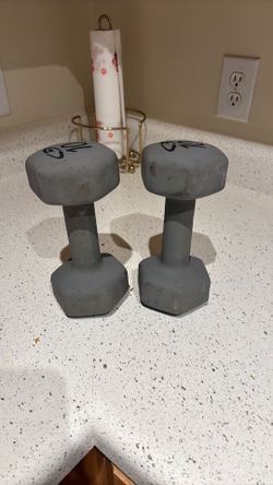 Grey 10 LB  Free weights  $5 Total