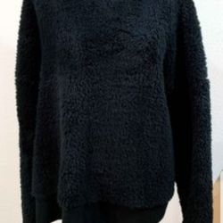 Furry Black Sweater size Woman's 2X (18W-20W)