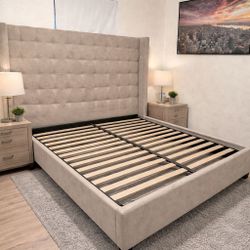 King Bed And NightStand 