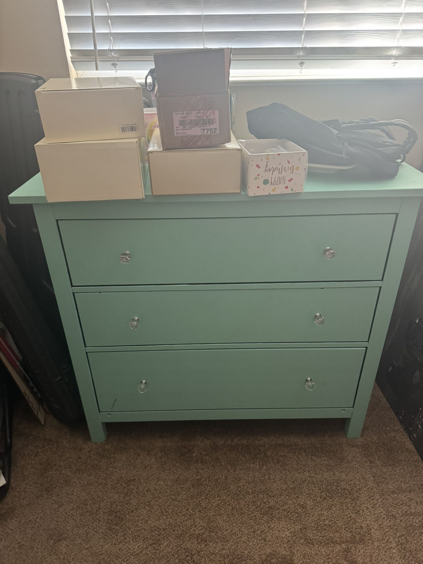 Old Solid Wood Dresser