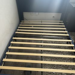 Queen Size Bed Set W/ Mattress And Dresser