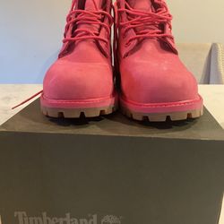 Pink Timberland 