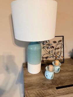 Table Lamp and matching decorations