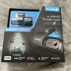 Type S Dual View 4k Car Dashcam T402