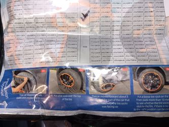 Snow Tire Socks For Vehicle