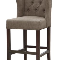 3 Button Tufted Bar Stools 