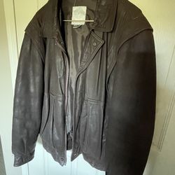 Brown Leather Jacket 