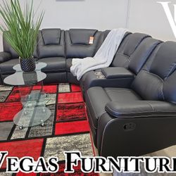 Sectional Recliner ✅ Delivery available ✅ Financing Options Available!✔️✨️No Credit Needed✔️✨️$0 Or $50 Down Payment✨️
