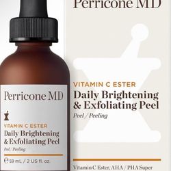 Perricone MD Vitamin C Ester Brightening & Exfoliating Peel New in Box $75