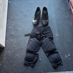 Football cleats and pants for only $85