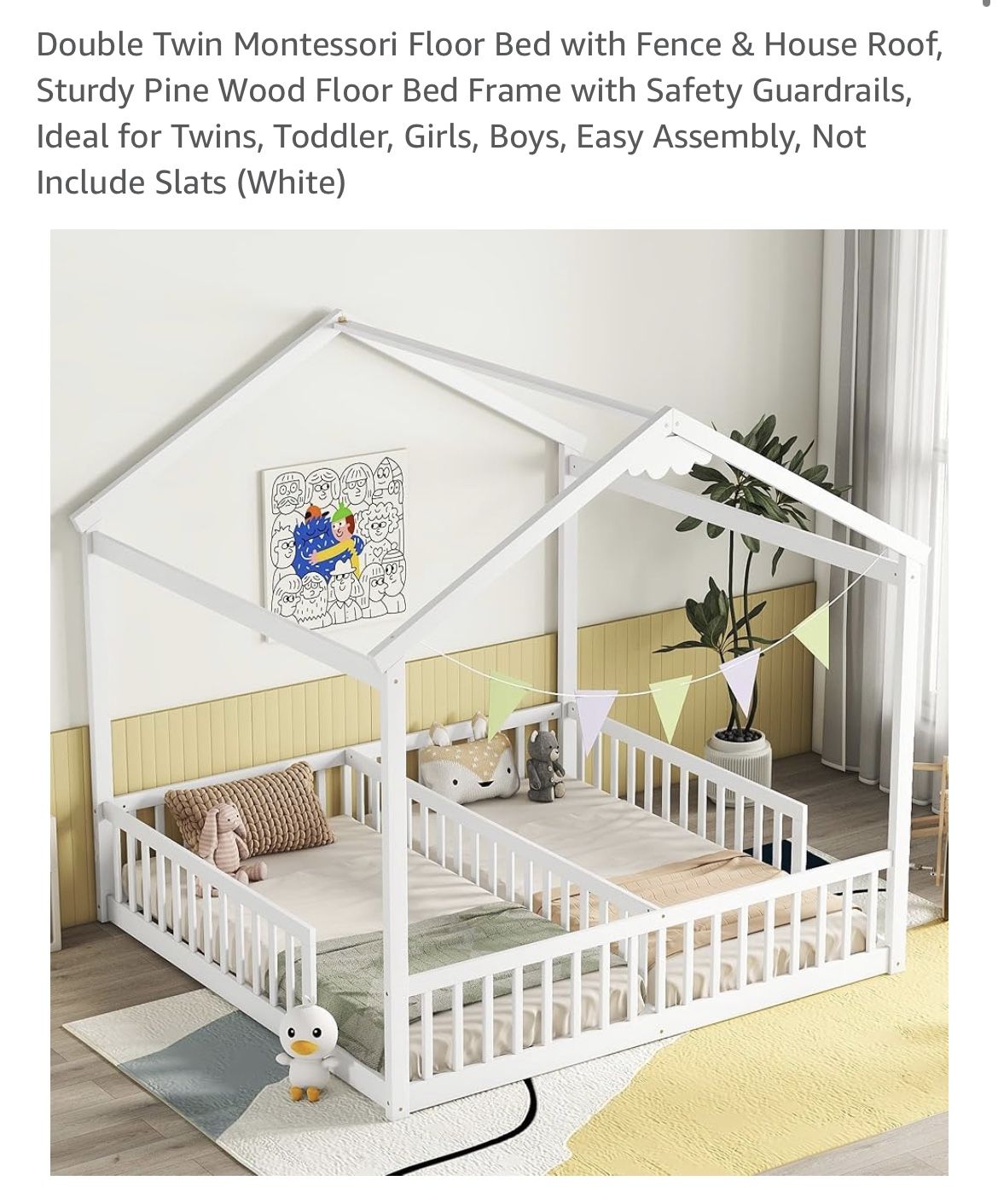 Toddler Double Floor Bed