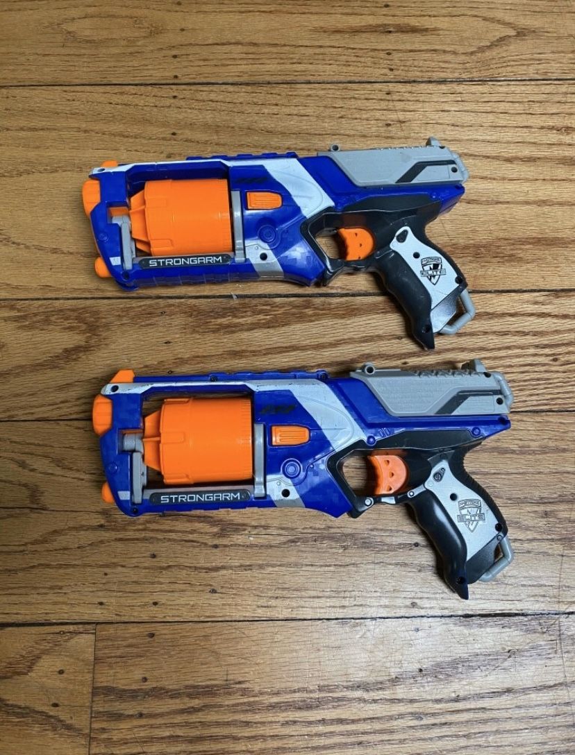 Two Nerf guns