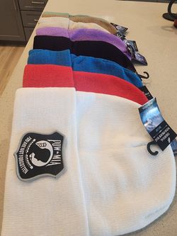 POW MIA Patch Knit Cuffed Beanie