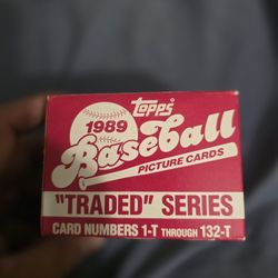 1989 Topps Baseball Traded Set