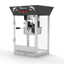 Commercial Popcorn MAKER Machine, 12 Ounce Kettle Stainless Steel Popcorn Maker with Tempered Glass, Warming Deck, 850W Countertop Popcorn Popper for 