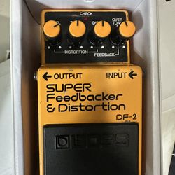 Boss DF-2 Distortion Guitar Pedal