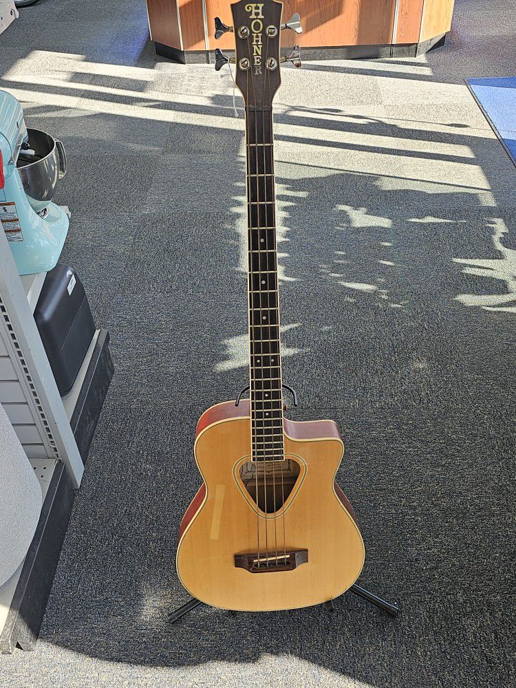 Hohner Acoustic Bass Guitar. TWP 600B N. ASK FOR RYAN. #00(contact info removed)
