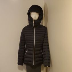 Laundry By Shelli Segal Women's Cozy Collar Hooded Puffer Coat