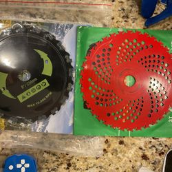 2 Pack Brush Cutter Blades. 9 In / 230 Mm 