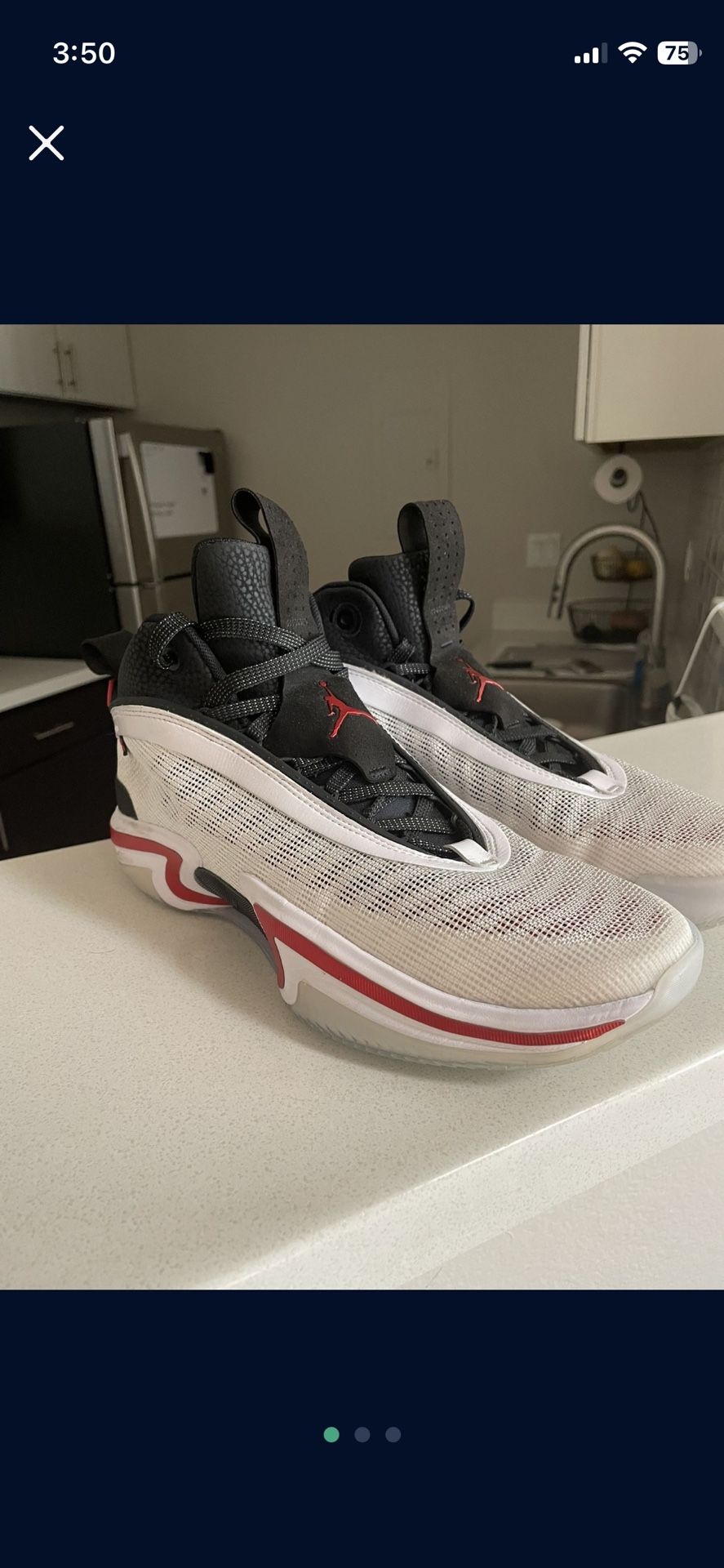 Jordan 36 Basketball Shoes Size 11.5