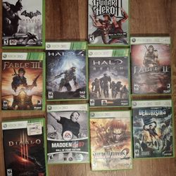 10  XBOX Games For Sale 