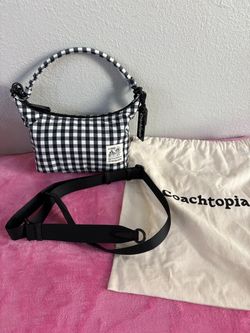 Coach Coachtopia Gingham Mini Bag