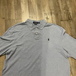 Polo Ralph Lauren Long Sleeve Light Blue Polo XL 