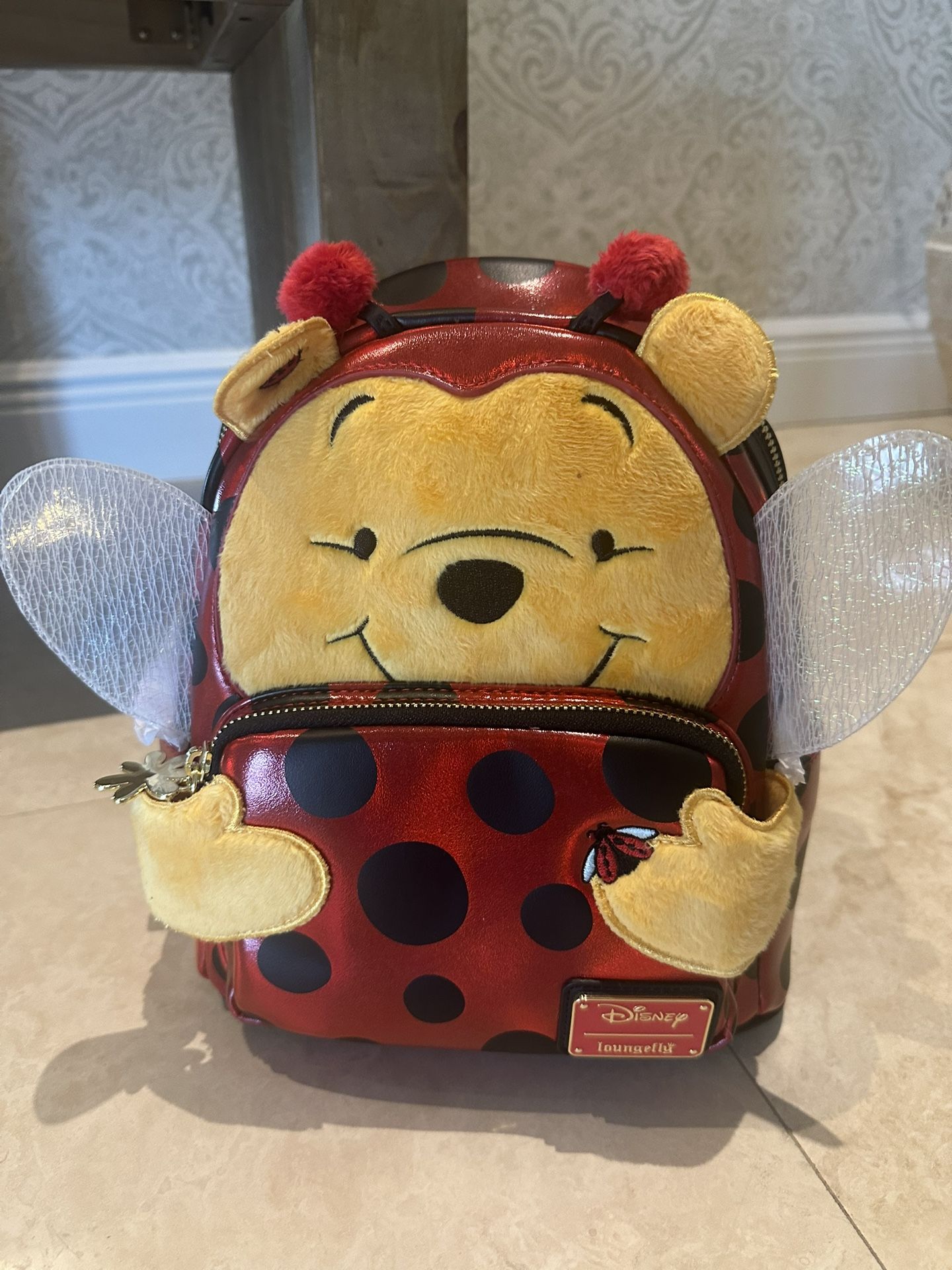 Loungefly Disney Winnie The Pooh Lady Bug Pooh Mini Backpack Loungefly Disney Winnie the Pooh Autumn Mini Backpack New  main image 2