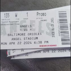 Angel Baseball Tickets 