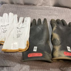 New ARCGUARD VOLTAGE INSULATING GLOVES, Class 0,  Max Use Volt   1000V. AC