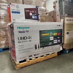 58”Hisense Roku Smart Tv