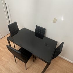 Dining Table With 4 Chairs