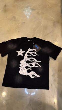 Hellstar Black Flame Tee Size M