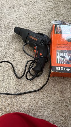 Black+decker 3/8 In. Single Speed Drill