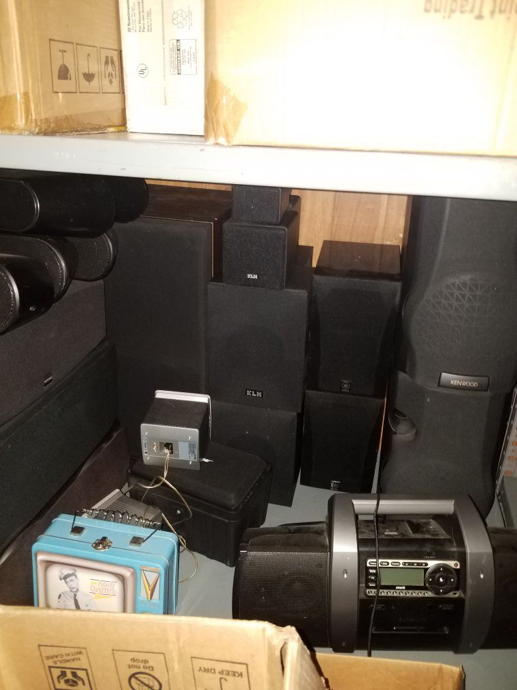 Stereos, speakers, Car wheels, and more