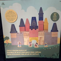 Mickey And Minnie Castle Stacking Blocks 