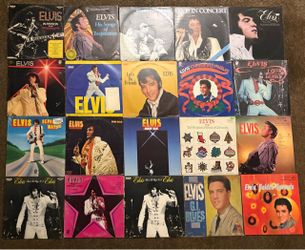 Elvis Record Vynils lot