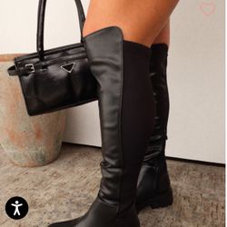 knee high boots from miss lola 