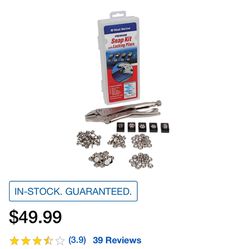 West Marine Snap Kit With Pliers