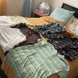 Men Ralph Lauren Polo And Lacoste Shirt Size Large Everything For 20.00