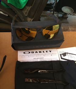 Oakley lens.