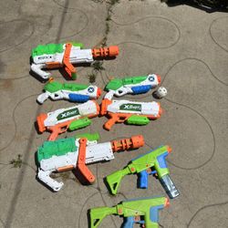 X-Shot Water Blasters Set Various Water Blaster Toys