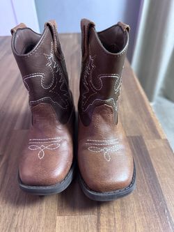 Brown Cowboy Boots – Toddler Size 7