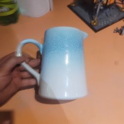Vintage-Style Blue Ombré Ceramic Pitcher/Vase – Teleflora Gift