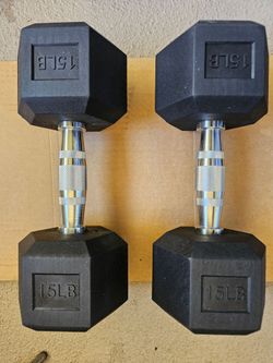 Pair of 15lb weights - NEW