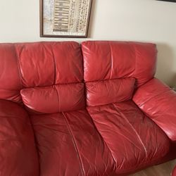 3 Piece Italian Leather 