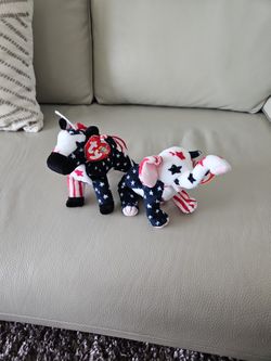TY Beanie Babies - 2000 Lefty & Righty
