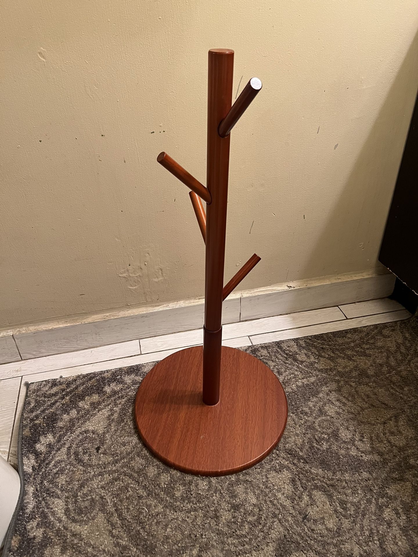 Bamboo Mug Tree Rack 