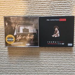 Notorious B.I.G. Double Disc Cd Lot Ready To Die And Life After Death