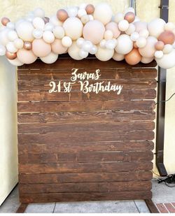 Dark Brown Light Brown Wood Walls 